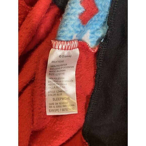 Woman’s L Mickey Minnie Mouse Pajama Set Fleece - Picture 7 of 9